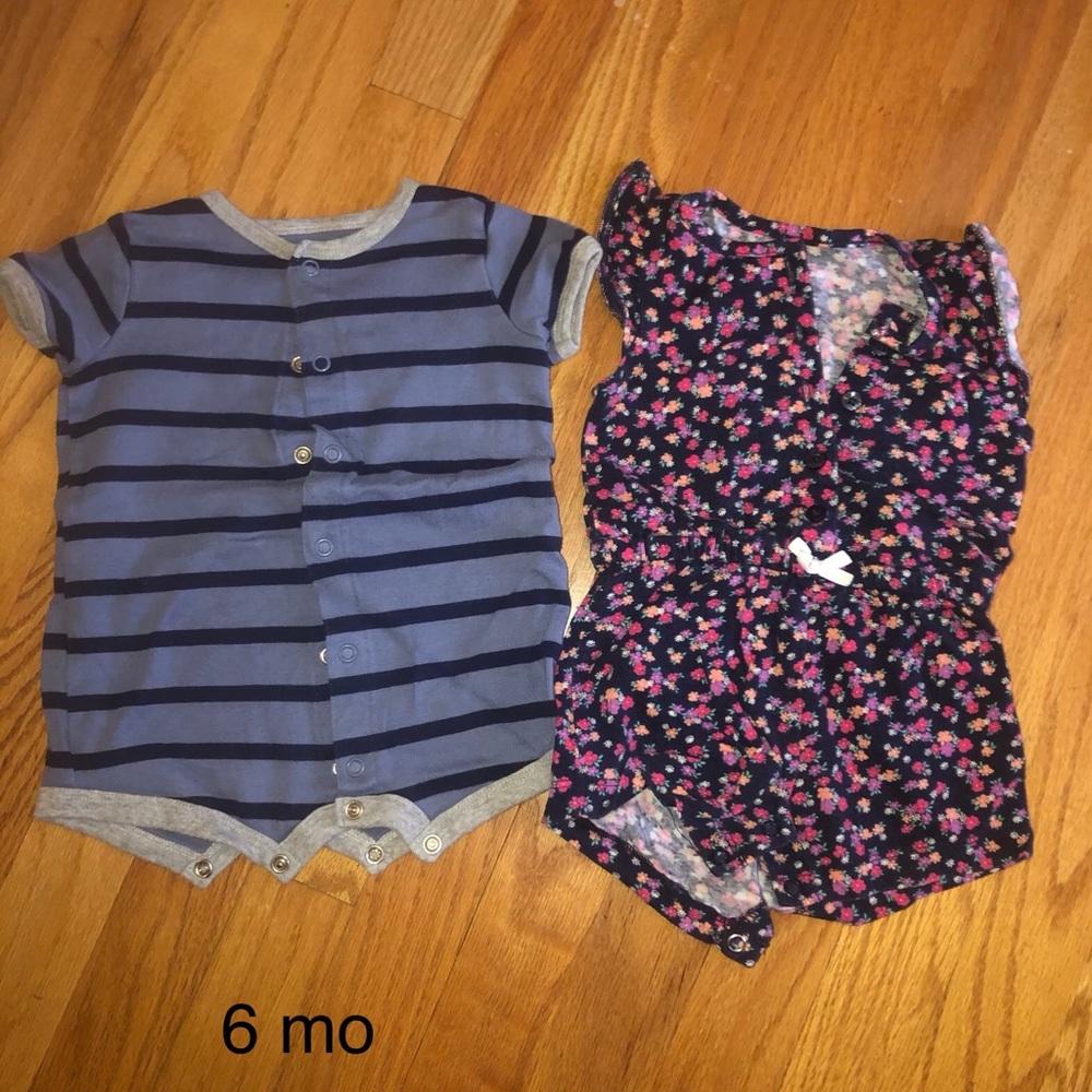 Boy/Girl Matching Rompers